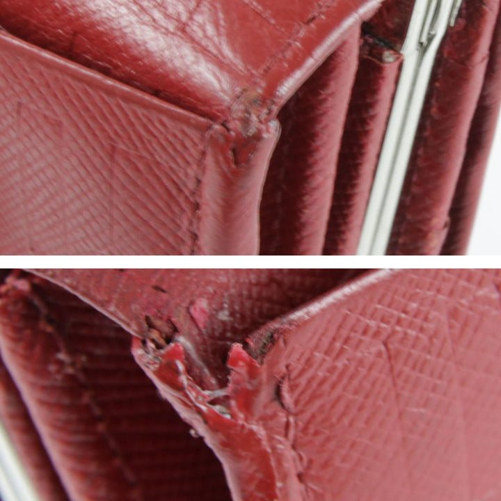 良品『USED』 
BURBERRY バーバリー 
 長財布 
レザー ワインレッド
