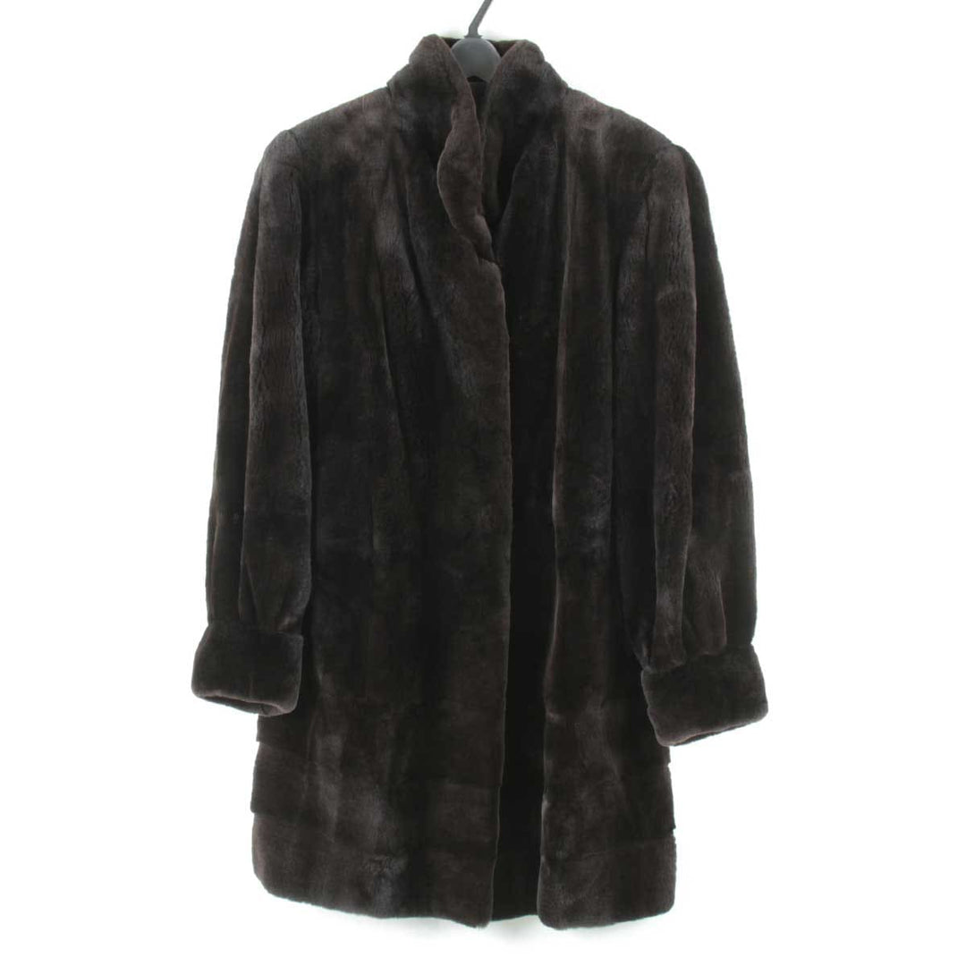 『USED』 
SAGA MINK サガミンク 
 コート 
シェアードミンク ブラウン