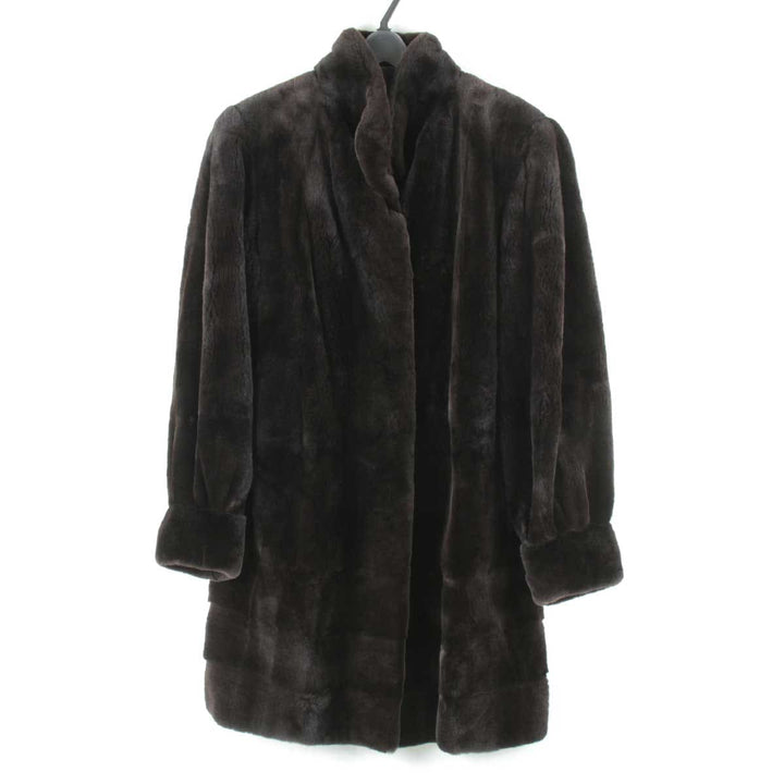 『USED』 
SAGA MINK サガミンク 
 コート 
シェアードミンク ブラウン