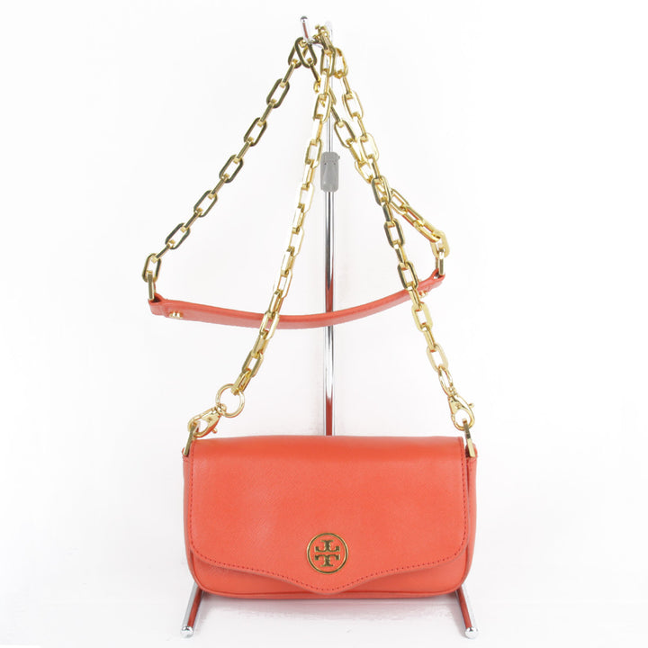 良品『USED』 
Tory Burch トリーバーチ 
 ショルダーバッグ 
レザー オレンジ