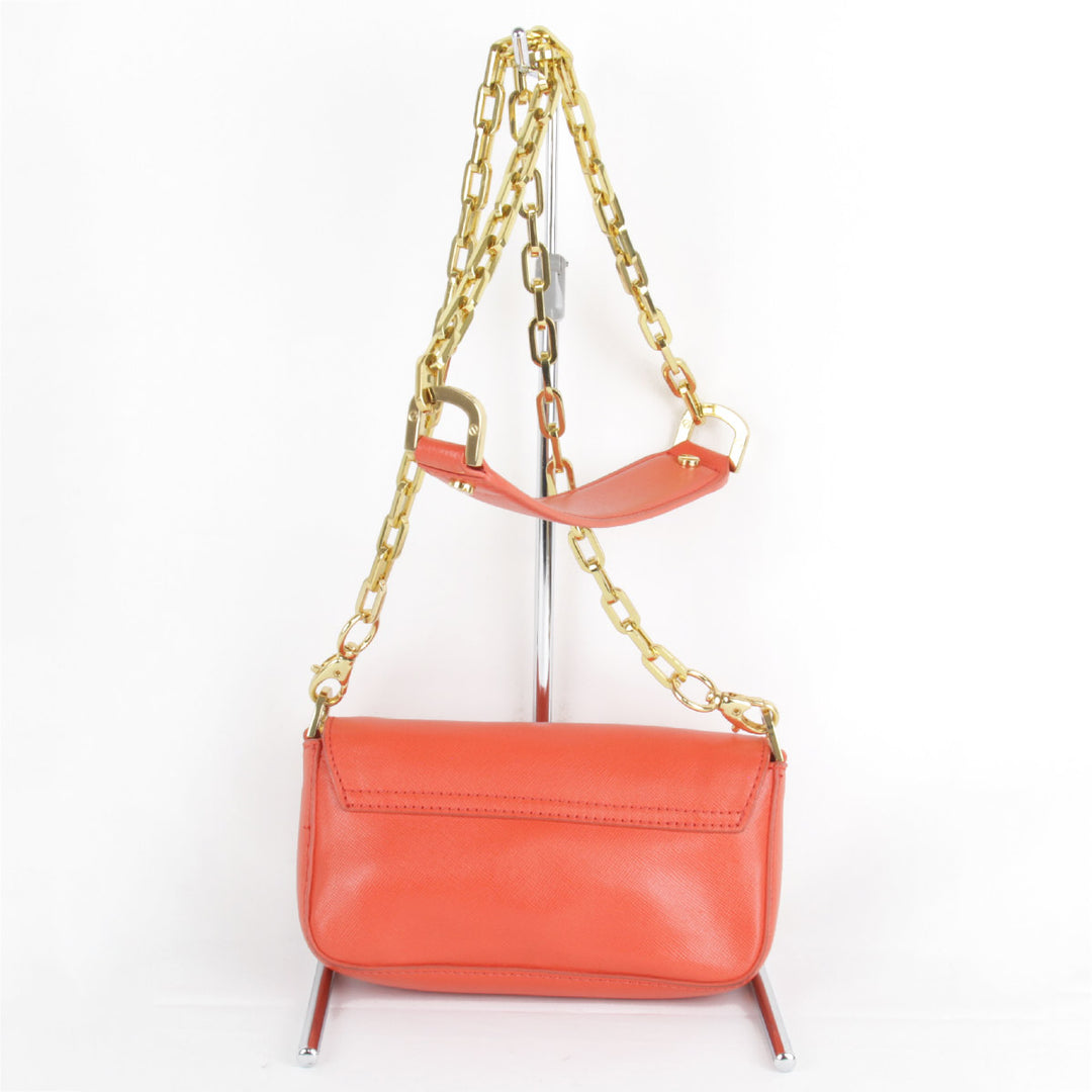 良品『USED』 
Tory Burch トリーバーチ 
 ショルダーバッグ 
レザー オレンジ