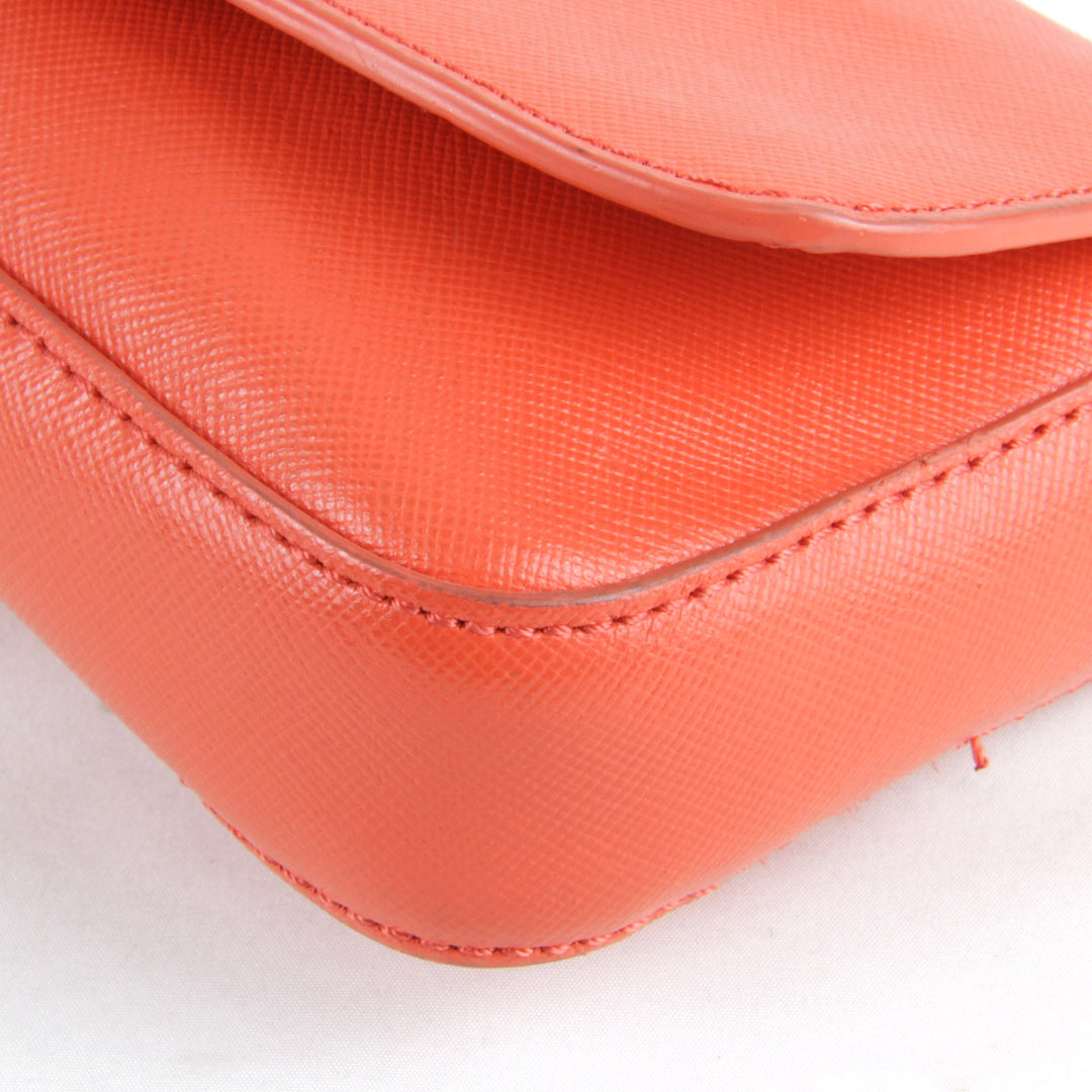 良品『USED』 
Tory Burch トリーバーチ 
 ショルダーバッグ 
レザー オレンジ