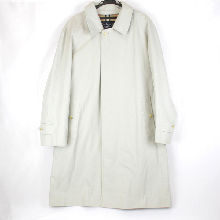 『USED』 
BURBERRY バーバリー 
 WRO50-902-01 ステンカラーコート 
コットン ベージュ