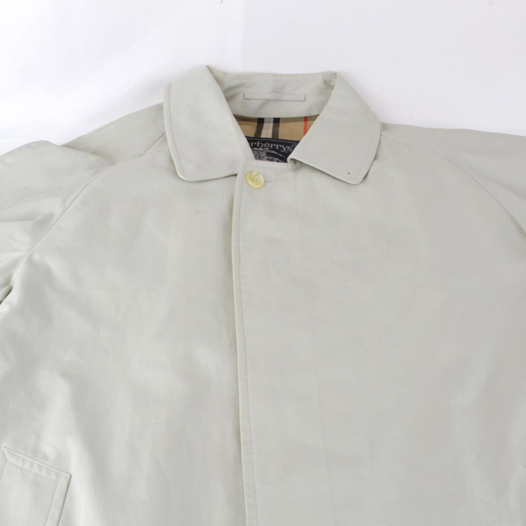 『USED』 
BURBERRY バーバリー 
 WRO50-902-01 ステンカラーコート 
コットン ベージュ