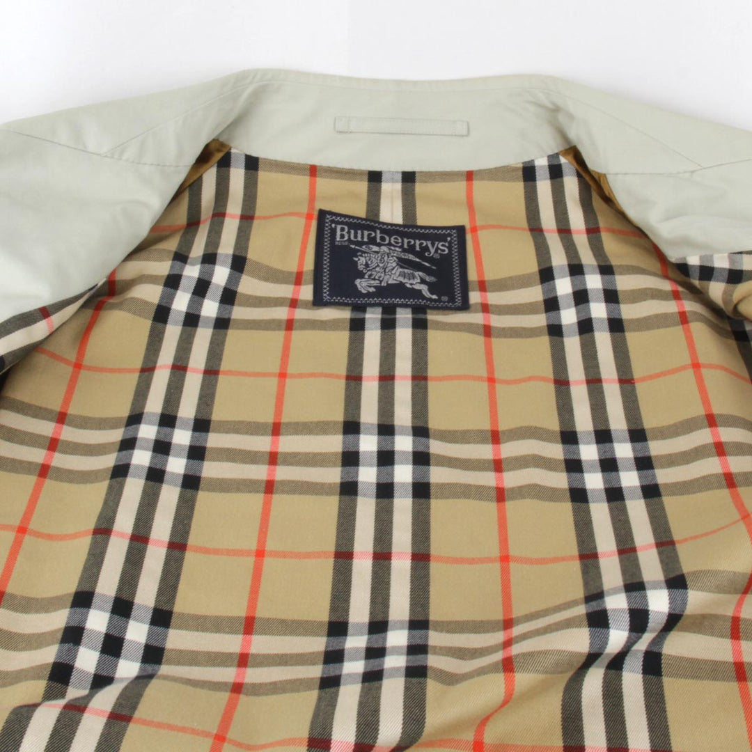 『USED』 
BURBERRY バーバリー 
 WRO50-902-01 ステンカラーコート 
コットン ベージュ