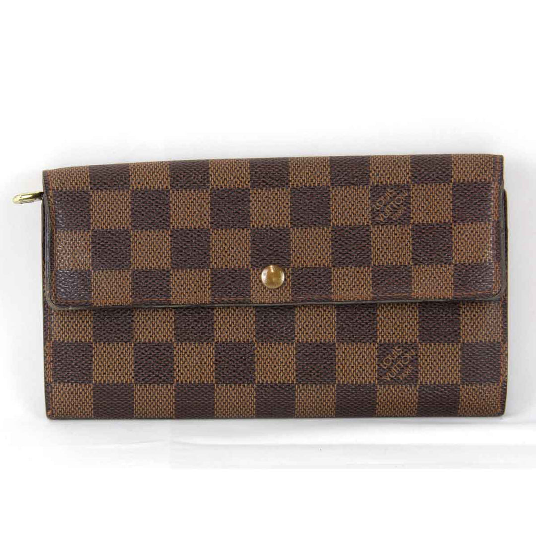 『USED』 
LOUIS VUITTON ルイ・ヴィトン 
 ポルトフォイユ・サラ N61734 長財布 
ダミエキャンバス ブラウン