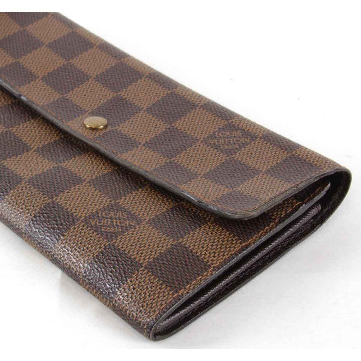 『USED』 
LOUIS VUITTON ルイ・ヴィトン 
 ポルトフォイユ・サラ N61734 長財布 
ダミエキャンバス ブラウン
