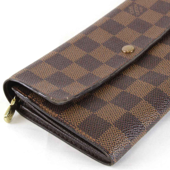 『USED』 
LOUIS VUITTON ルイ・ヴィトン 
 ポルトフォイユ・サラ N61734 長財布 
ダミエキャンバス ブラウン