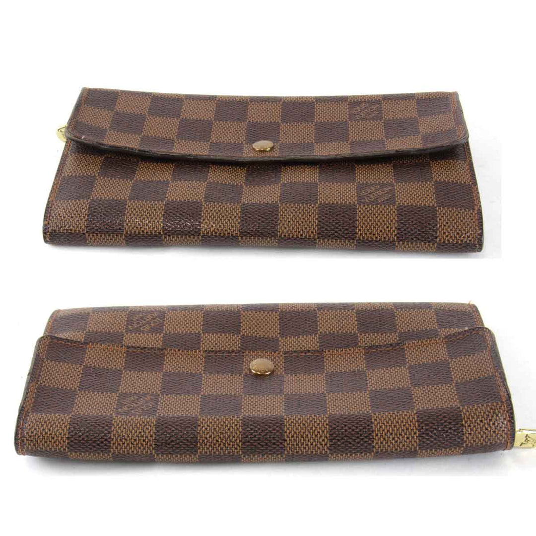 『USED』 
LOUIS VUITTON ルイ・ヴィトン 
 ポルトフォイユ・サラ N61734 長財布 
ダミエキャンバス ブラウン