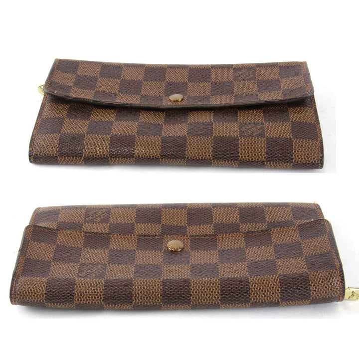 『USED』 
LOUIS VUITTON ルイ・ヴィトン 
 ポルトフォイユ・サラ N61734 長財布 
ダミエキャンバス ブラウン