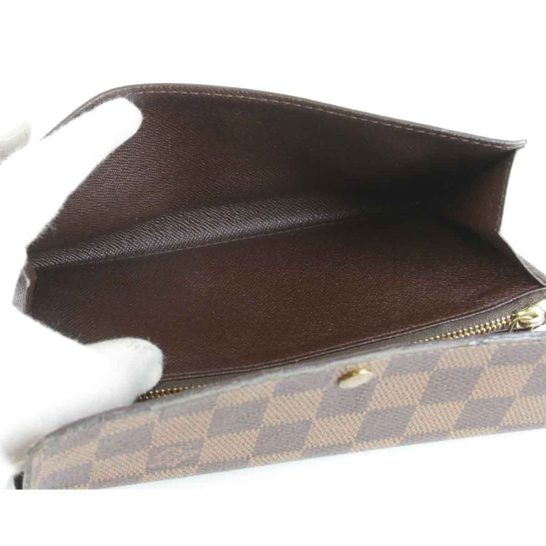 『USED』 
LOUIS VUITTON ルイ・ヴィトン 
 ポルトフォイユ・サラ N61734 長財布 
ダミエキャンバス ブラウン