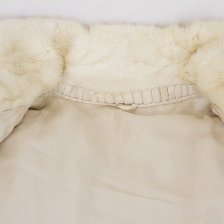 美品『USED』 
SAGA MINK サガミンク 
 毛皮 
ミンク ホワイト