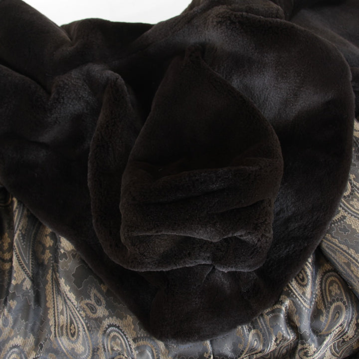 美品『USED』 
SAGA MINK サガミンク 
 毛皮 
シェアードミンク ブラウン