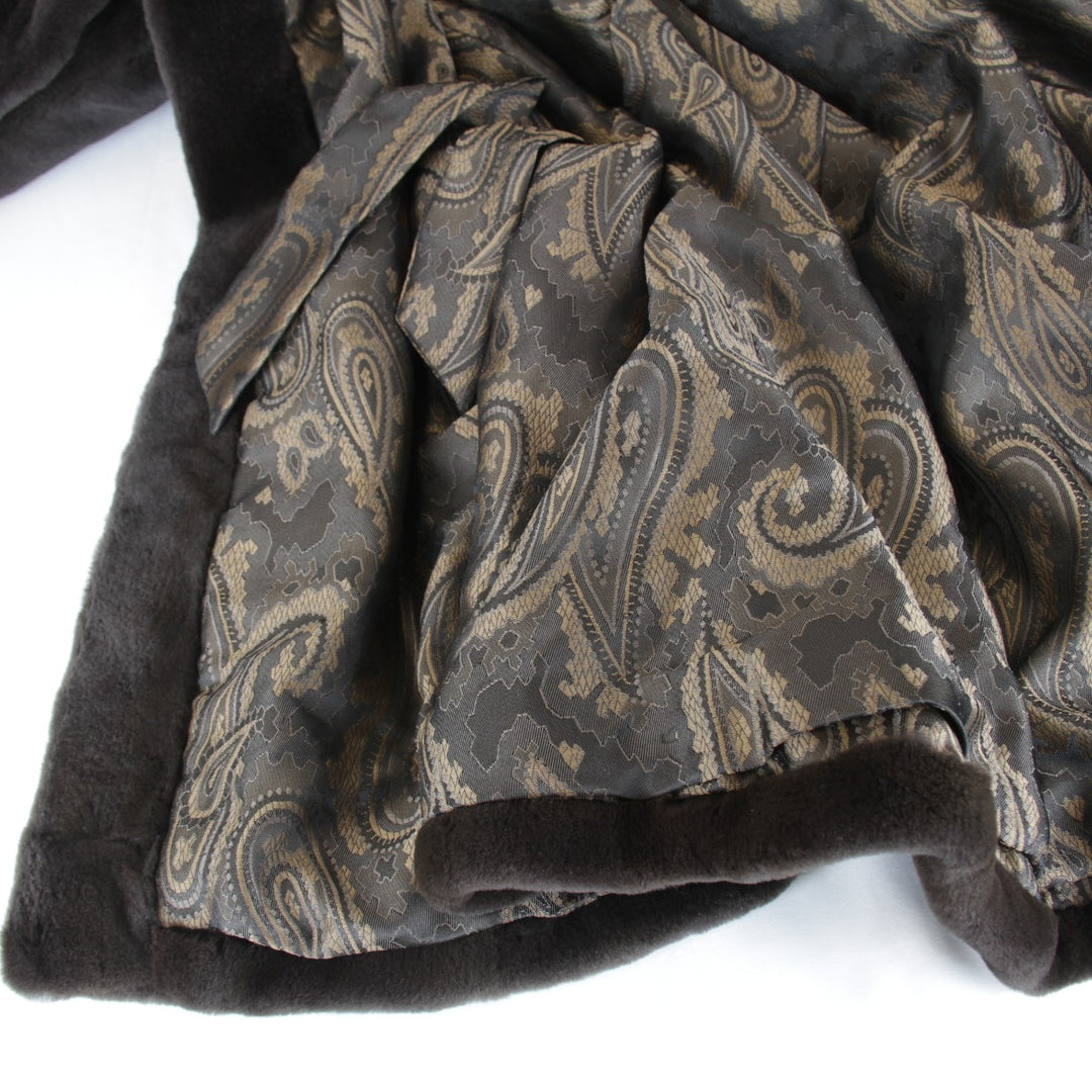 美品『USED』 
SAGA MINK サガミンク 
 毛皮 
シェアードミンク ブラウン