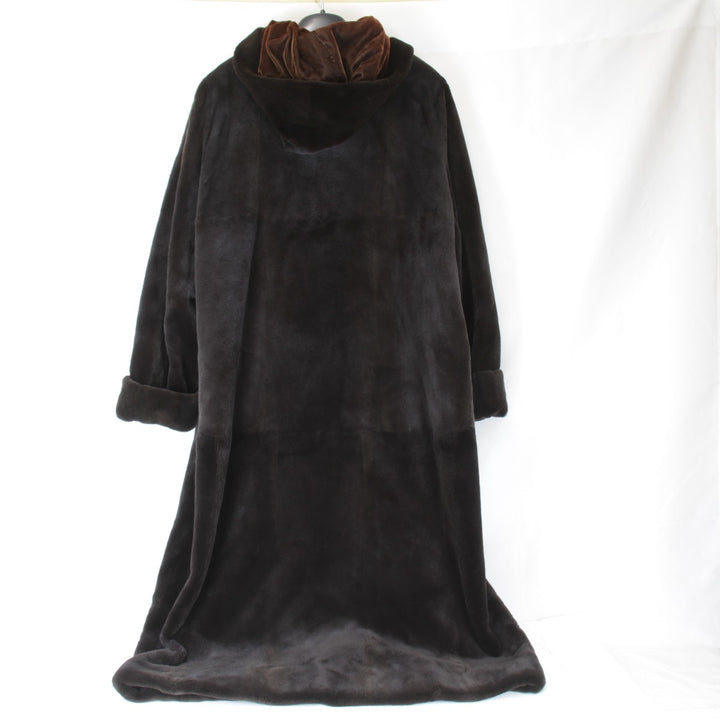 美品『USED』 
SAGA MINK サガミンク 
 毛皮 
シェアードミンク ブラウン