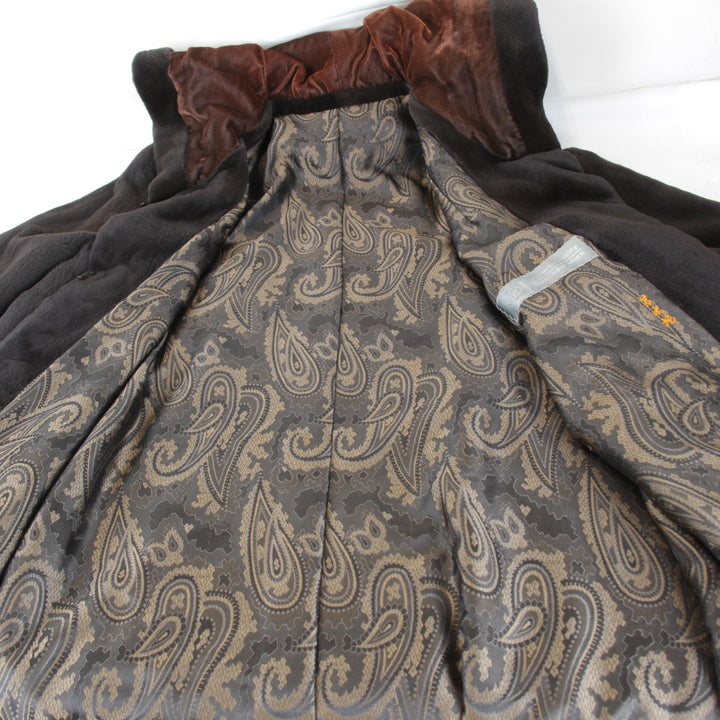 美品『USED』 
SAGA MINK サガミンク 
 毛皮 
シェアードミンク ブラウン