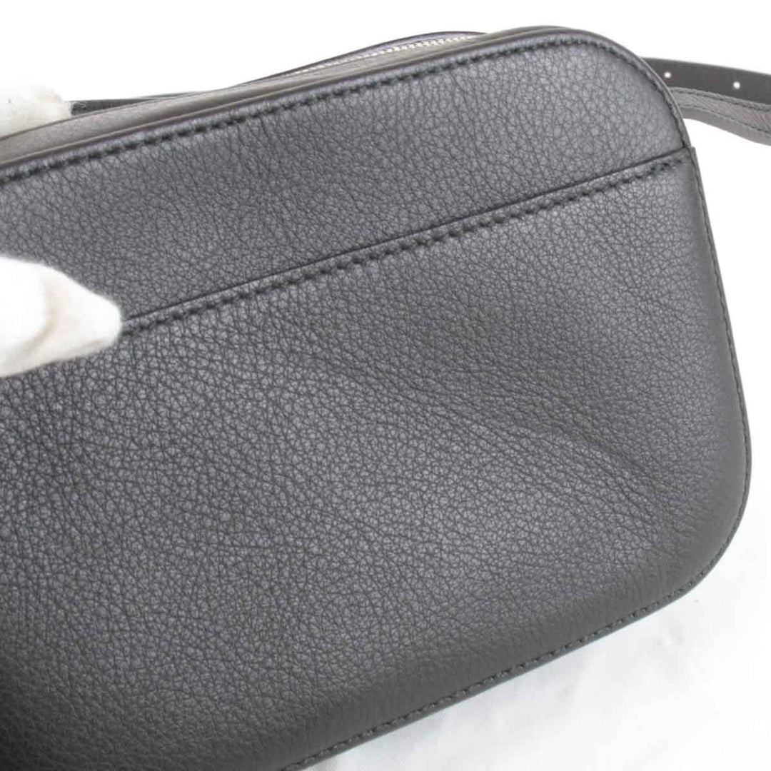 美品『USED』 
BALENCIAGA バレンシアガ 
 カメラショルダーバッグ ショルダーバッグ 
レザー ブラック
