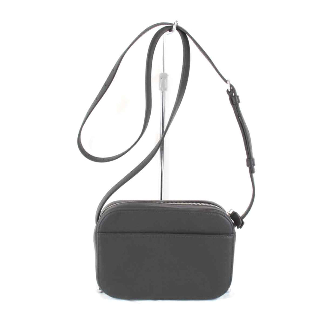 美品『USED』 
BALENCIAGA バレンシアガ 
 カメラショルダーバッグ ショルダーバッグ 
レザー ブラック