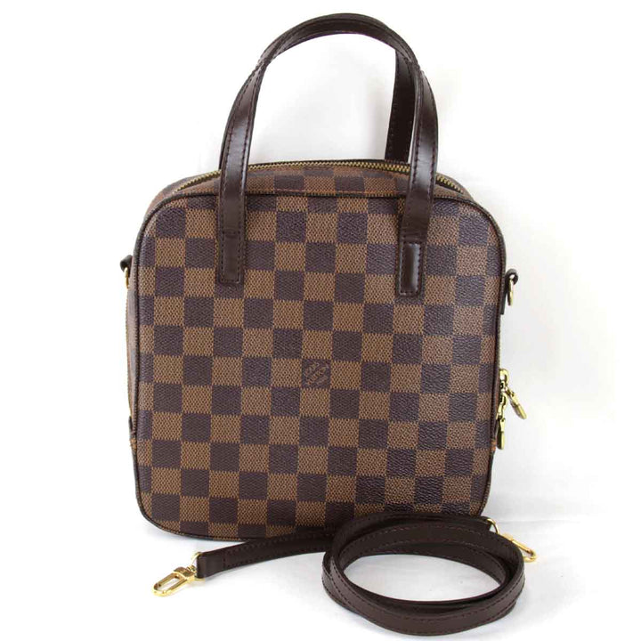 『USED』 
LOUIS VUITTON ルイ・ヴィトン 
 スポンティーニ N48021 ハンドバッグ 
ダミエキャンバス ブラウン
