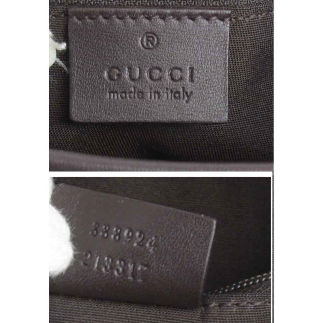 美品『USED』 
GUCCI グッチ 
 388924 213317 ショルダーバッグ 
GGスプリームキャンバス ブラウン