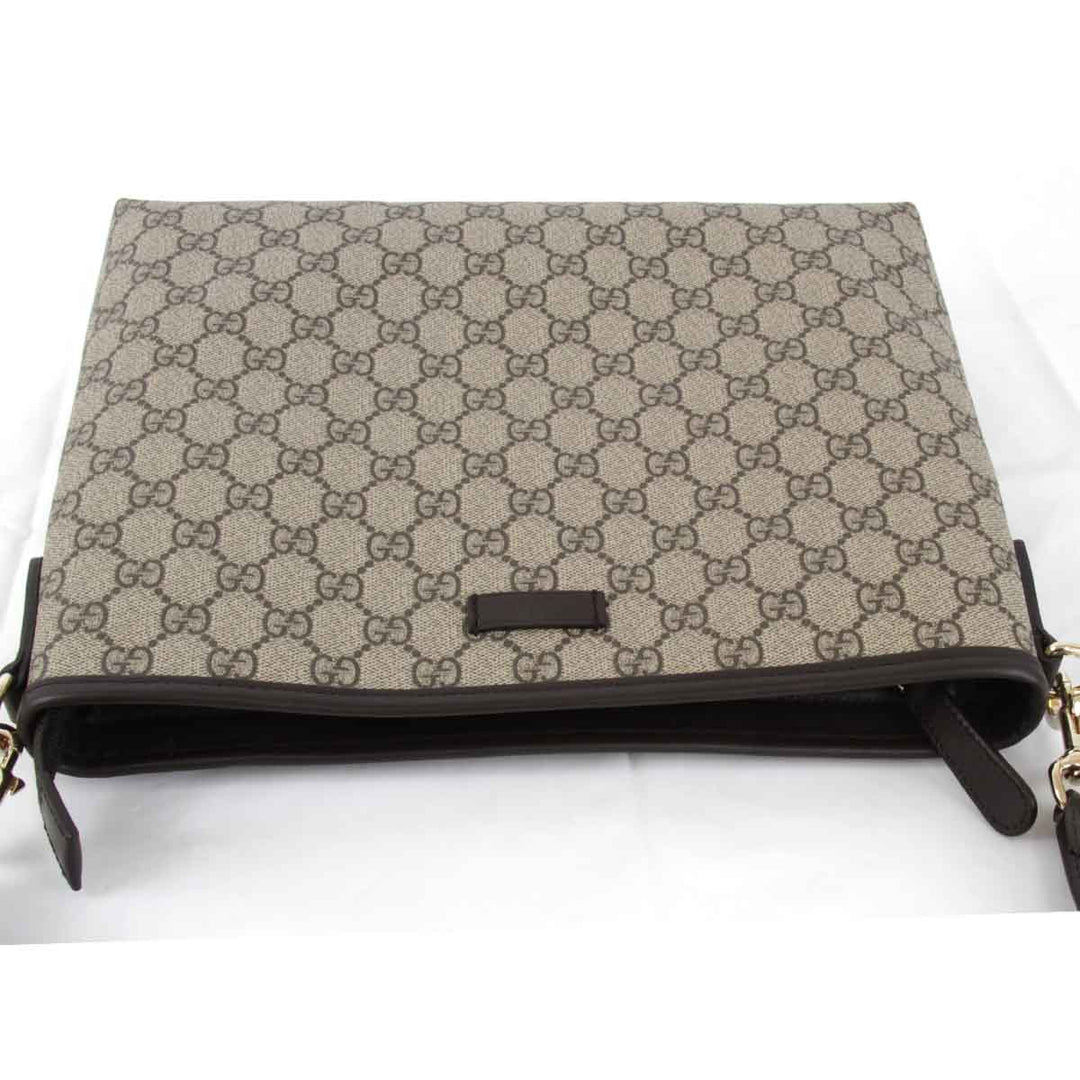 美品『USED』 
GUCCI グッチ 
 388924 213317 ショルダーバッグ 
GGスプリームキャンバス ブラウン