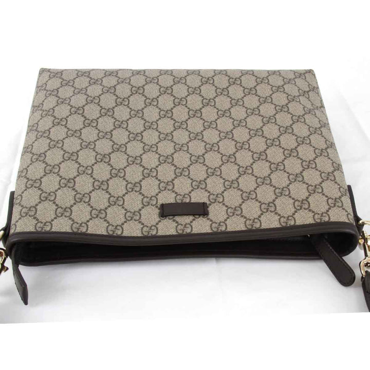 美品『USED』 
GUCCI グッチ 
 388924 213317 ショルダーバッグ 
GGスプリームキャンバス ブラウン