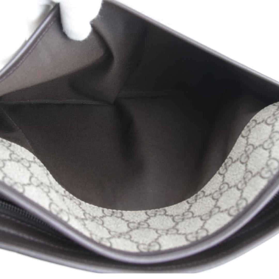 美品『USED』 
GUCCI グッチ 
 388924 213317 ショルダーバッグ 
GGスプリームキャンバス ブラウン