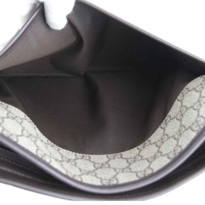 美品『USED』 
GUCCI グッチ 
 388924 213317 ショルダーバッグ 
GGスプリームキャンバス ブラウン