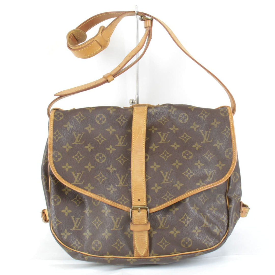 『USED』 
LOUIS VUITTON ルイ・ヴィトン 
 ソミュール35 M42254 ショルダーバッグ 
モノグラムキャンバス モノグラム
