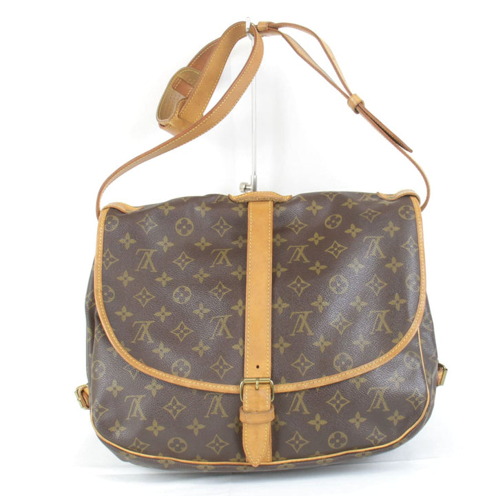 『USED』 
LOUIS VUITTON ルイ・ヴィトン 
 ソミュール35 M42254 ショルダーバッグ 
モノグラムキャンバス モノグラム