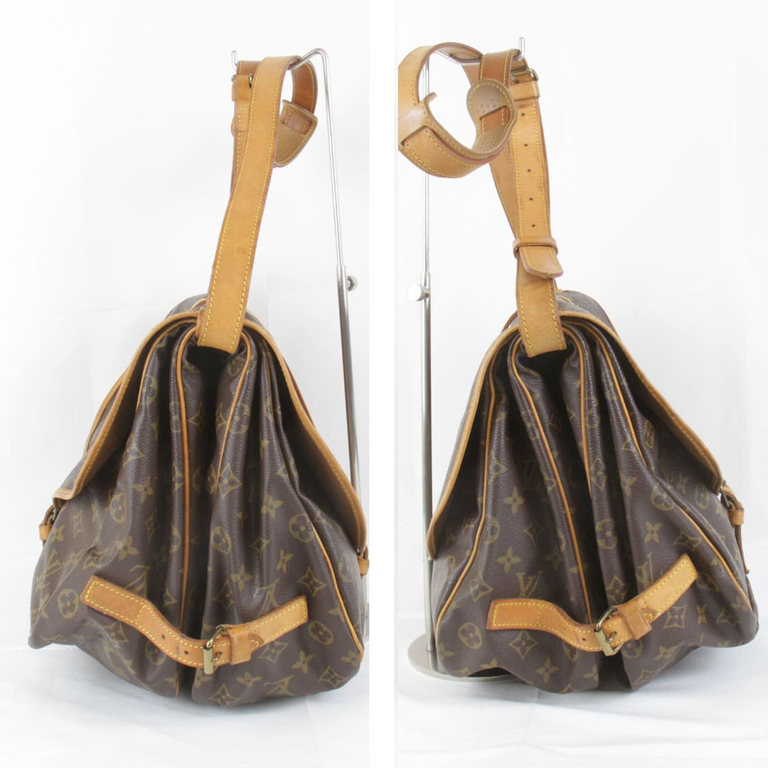 『USED』 
LOUIS VUITTON ルイ・ヴィトン 
 ソミュール35 M42254 ショルダーバッグ 
モノグラムキャンバス モノグラム