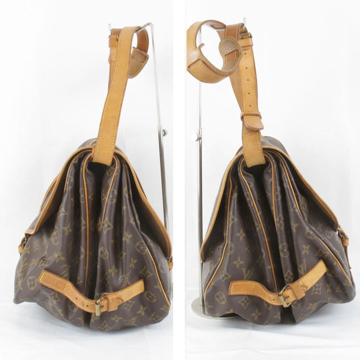 『USED』 
LOUIS VUITTON ルイ・ヴィトン 
 ソミュール35 M42254 ショルダーバッグ 
モノグラムキャンバス モノグラム