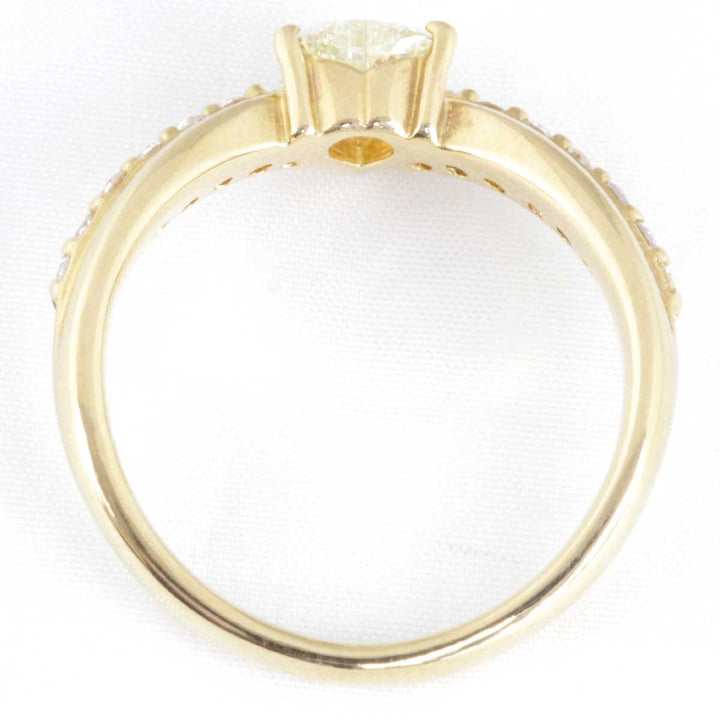 美品『USED』 K18 
リング・指輪
 イエローダイヤモンド 0.55 3.8g
