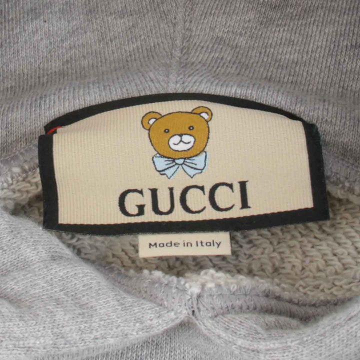 【価格改定】美品『USED』 
GUCCI グッチ 
 GUCCI×EXO KAIコラボ テディベア パーカー サイズXS パーカー 
コットン グレー