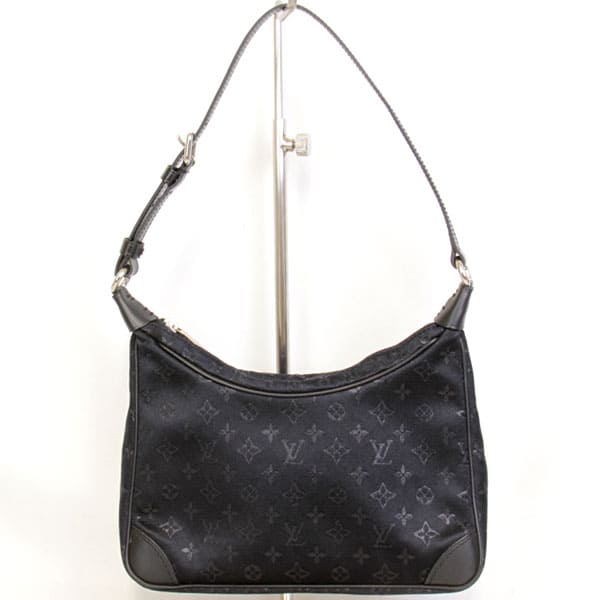 美品『USED』 
LOUIS VUITTON ルイ・ヴィトン 
 リトルブローニュ M92142 ハンドバッグ 
モノグラムサテン ブラック