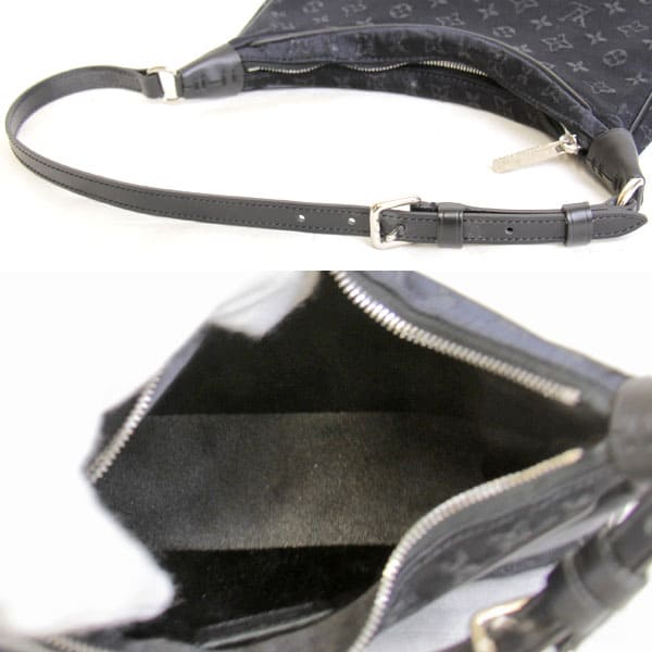 美品『USED』 
LOUIS VUITTON ルイ・ヴィトン 
 リトルブローニュ M92142 ハンドバッグ 
モノグラムサテン ブラック