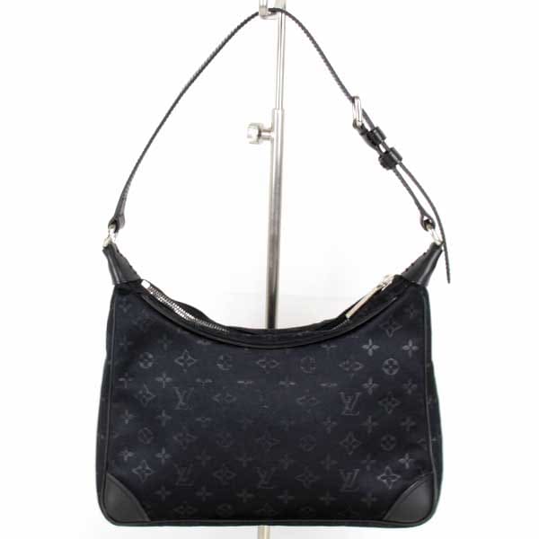 美品『USED』 
LOUIS VUITTON ルイ・ヴィトン 
 リトルブローニュ M92142 ハンドバッグ 
モノグラムサテン ブラック
