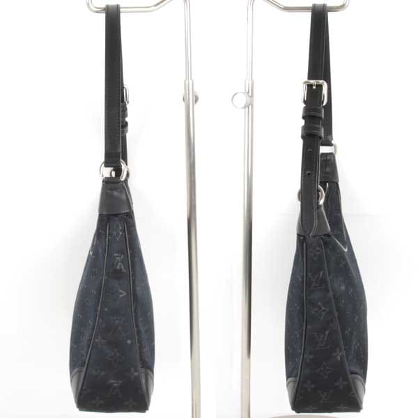 美品『USED』 
LOUIS VUITTON ルイ・ヴィトン 
 リトルブローニュ M92142 ハンドバッグ 
モノグラムサテン ブラック
