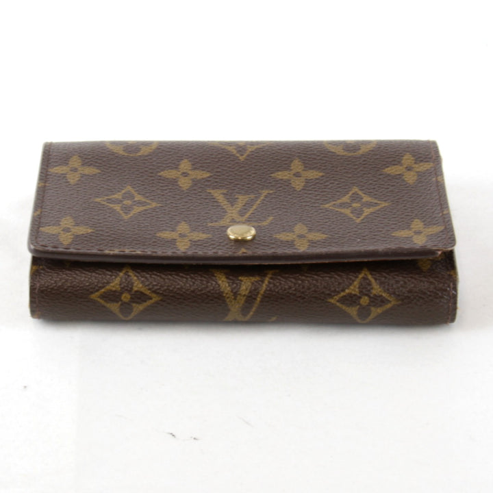 『USED』 
LOUIS VUITTON ルイ・ヴィトン 
 ポルトモネ ビエ トレゾール M61730 二つ折り財布 
モノグラムキャンバス ブラウン