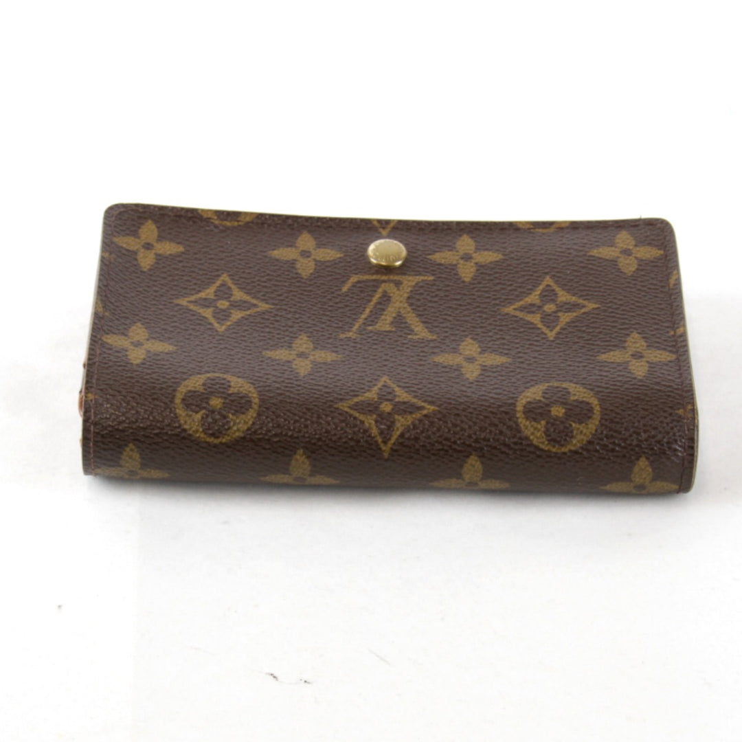 『USED』 
LOUIS VUITTON ルイ・ヴィトン 
 ポルトモネ ビエ トレゾール M61730 二つ折り財布 
モノグラムキャンバス ブラウン