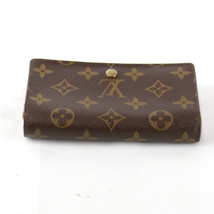 『USED』 
LOUIS VUITTON ルイ・ヴィトン 
 ポルトモネ ビエ トレゾール M61730 二つ折り財布 
モノグラムキャンバス ブラウン