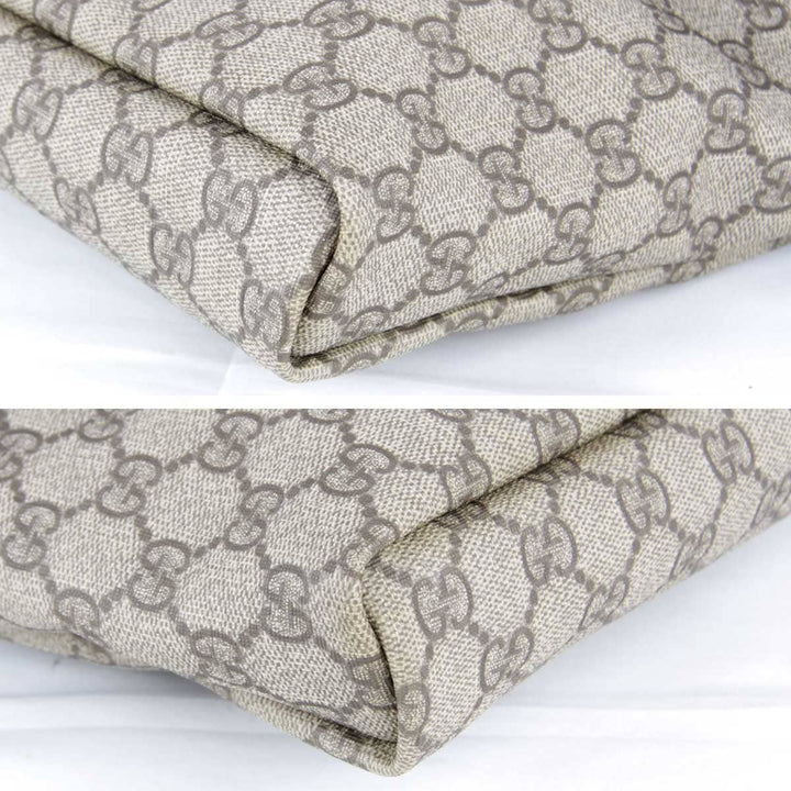 美品『USED』 
GUCCI グッチ 
 223666 ショルダーバッグ 
GGスプリームキャンバス グレー