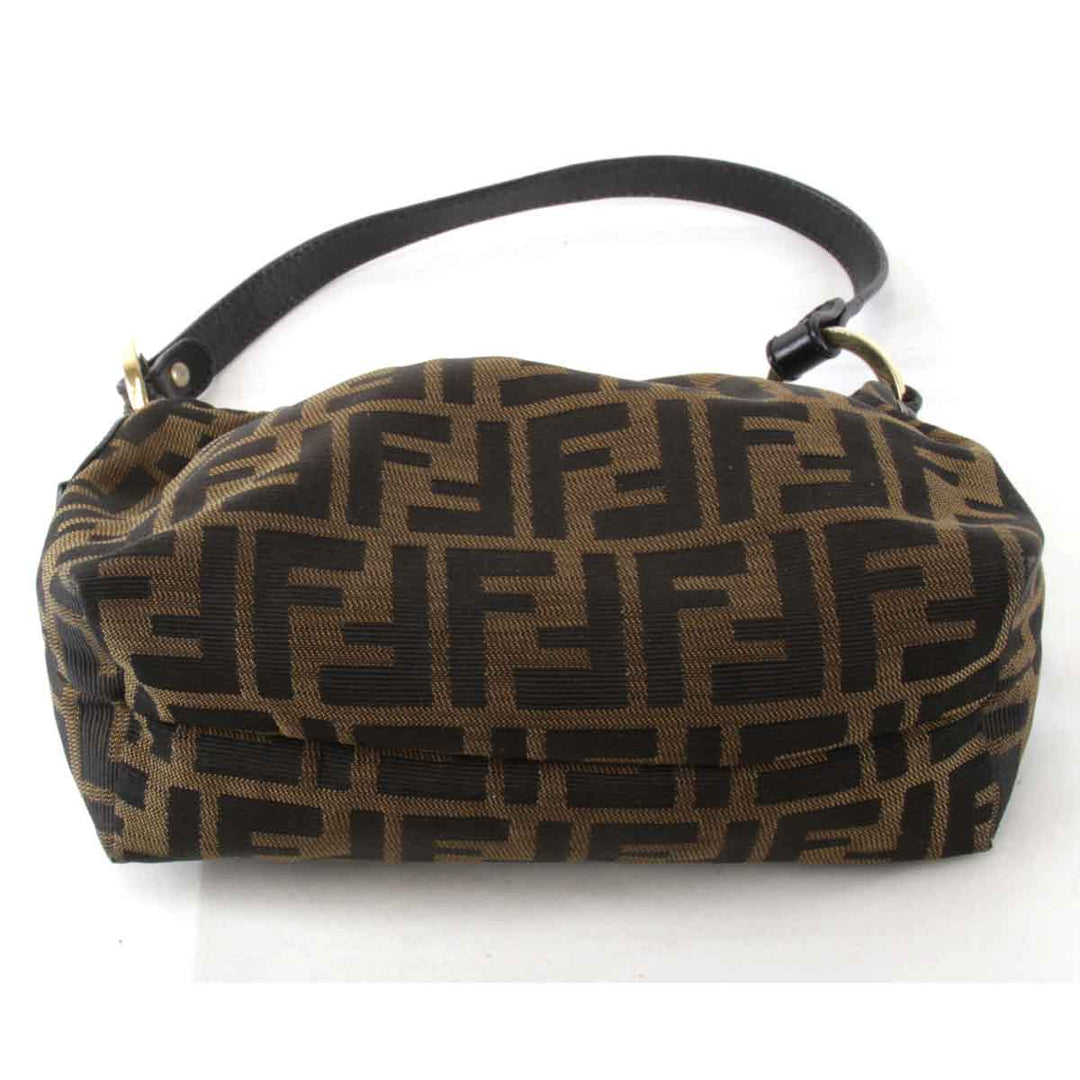 『USED』 
FENDI フェンディ 
 ズッカ 8BR354 ショルダーバッグ 
キャンバス ブラウン
