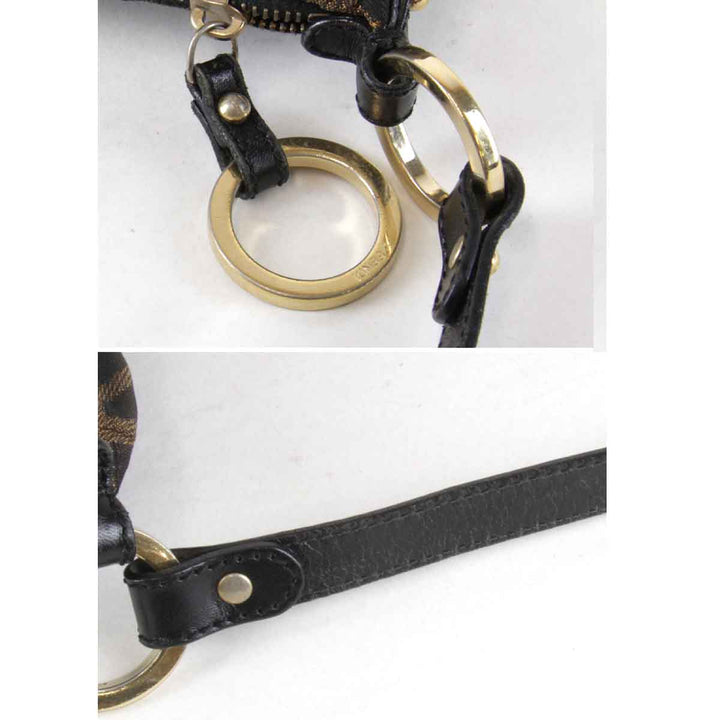『USED』 
FENDI フェンディ 
 ズッカ 8BR354 ショルダーバッグ 
キャンバス ブラウン