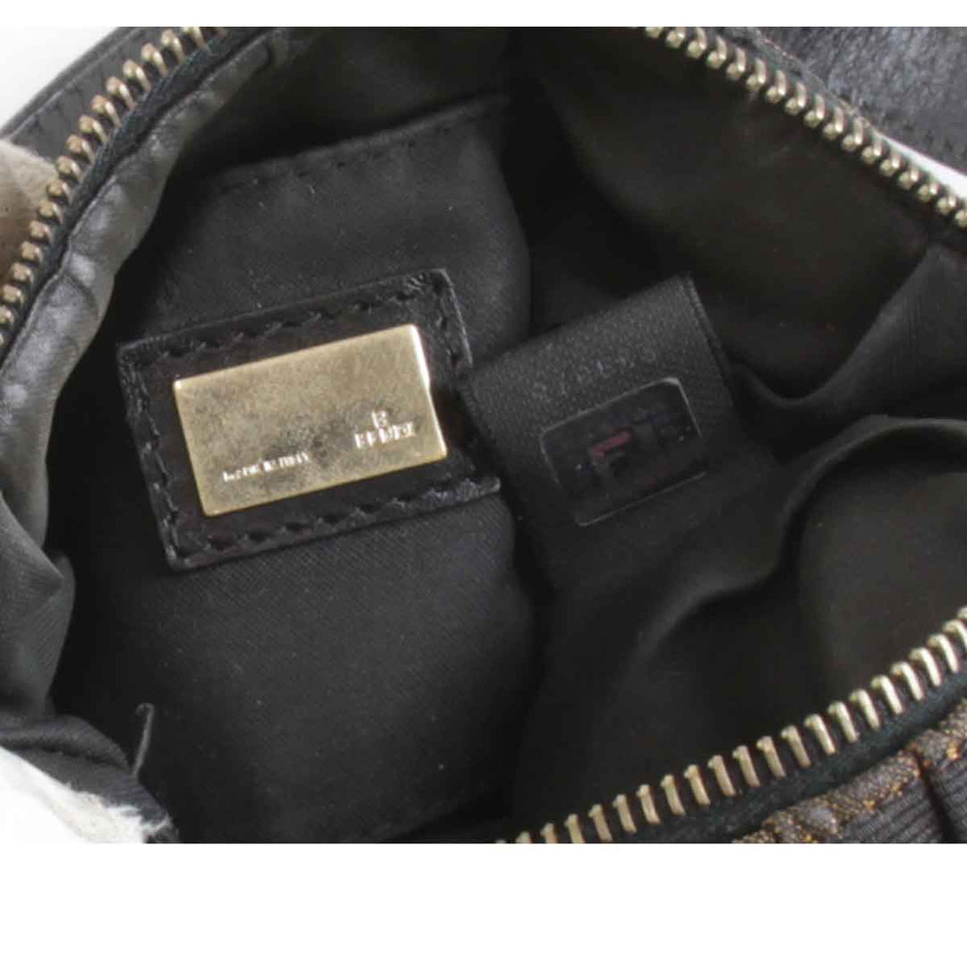 『USED』 
FENDI フェンディ 
 ズッカ 8BR354 ショルダーバッグ 
キャンバス ブラウン