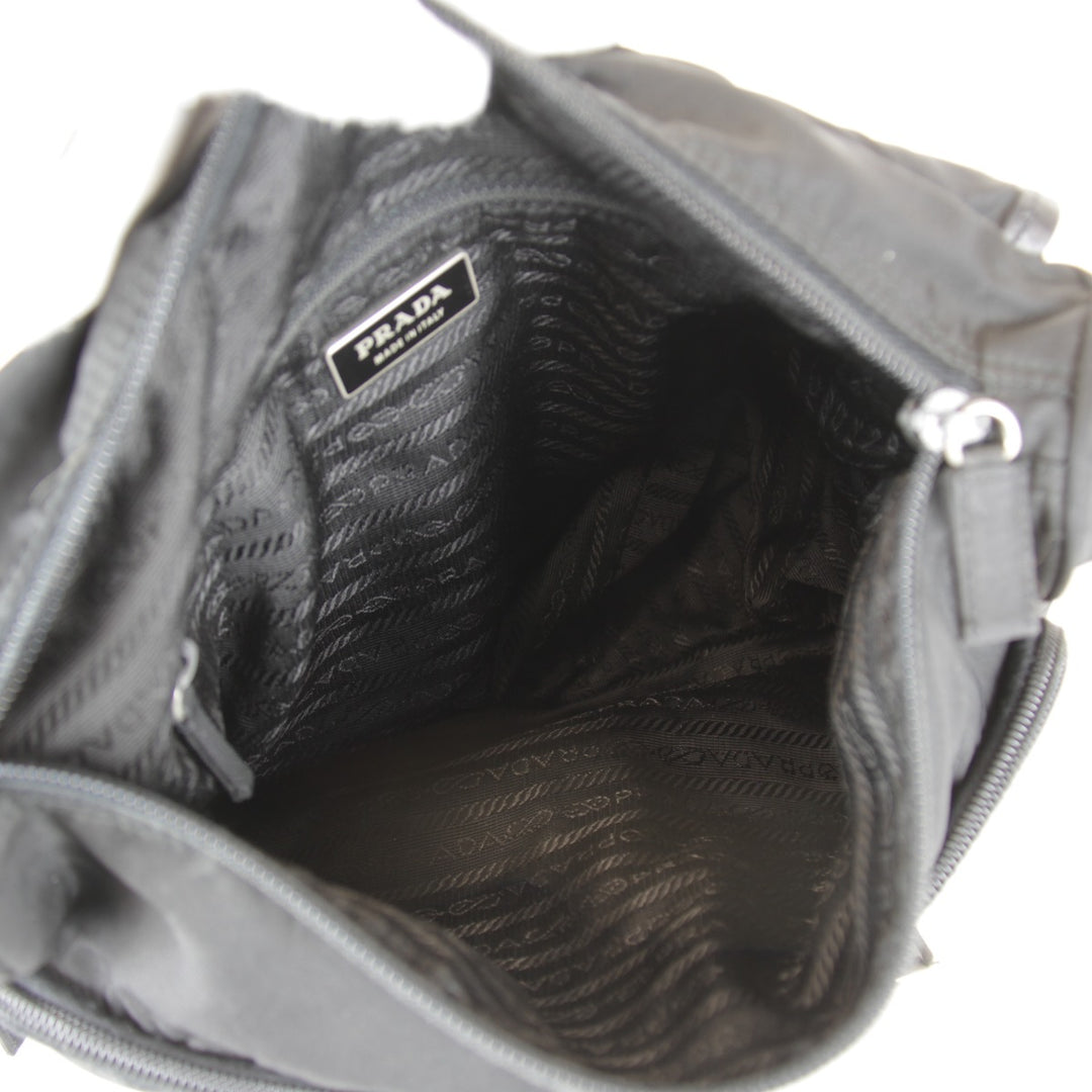 『USED』 
PRADA プラダ 
 BT0172 ショルダーバッグ 
ナイロン/レザー ブラック