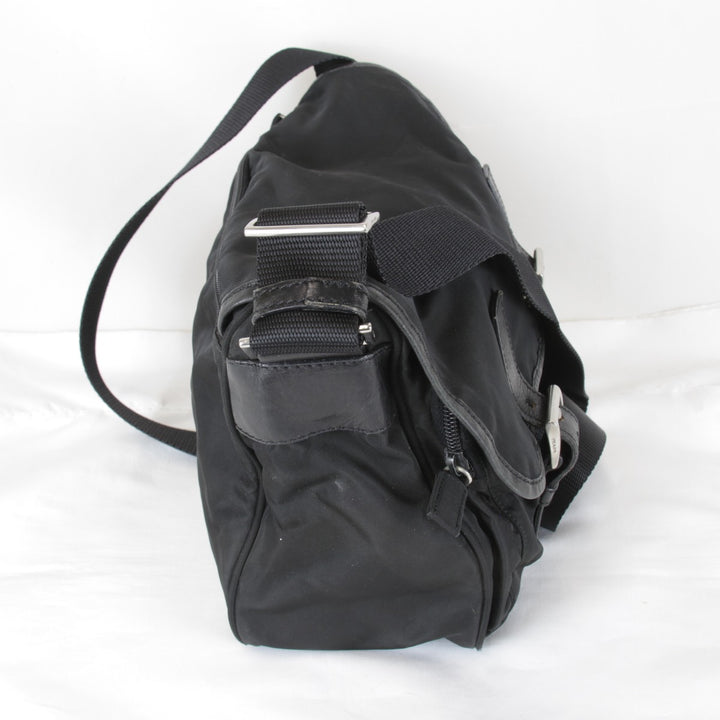 『USED』 
PRADA プラダ 
 BT0172 ショルダーバッグ 
ナイロン/レザー ブラック