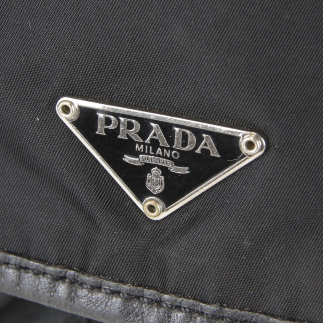 『USED』 
PRADA プラダ 
 BT0172 ショルダーバッグ 
ナイロン/レザー ブラック