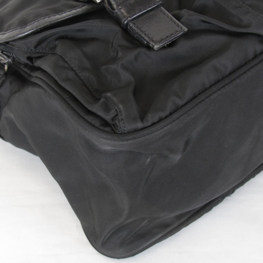 『USED』 
PRADA プラダ 
 BT0172 ショルダーバッグ 
ナイロン/レザー ブラック