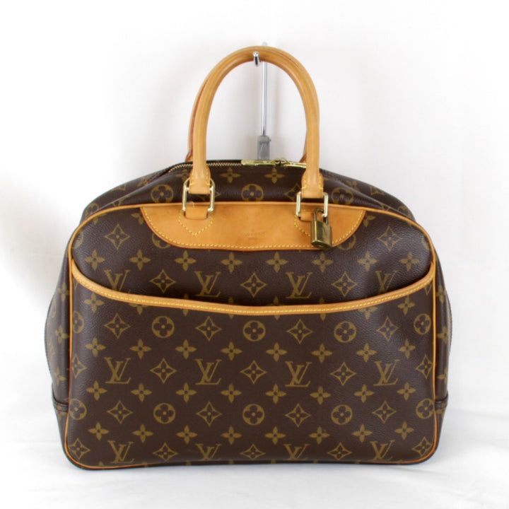 『USED』 
LOUIS VUITTON ルイ・ヴィトン 
 ドーヴィル M47270 ハンドバッグ 
モノグラムキャンバス ブラウン